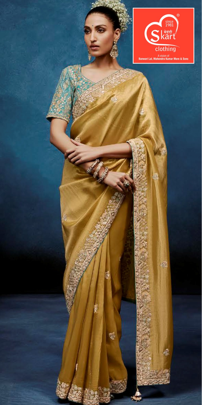 Premium Pure Chiffon Boutique Work Saree with Designer Blouse - View 2