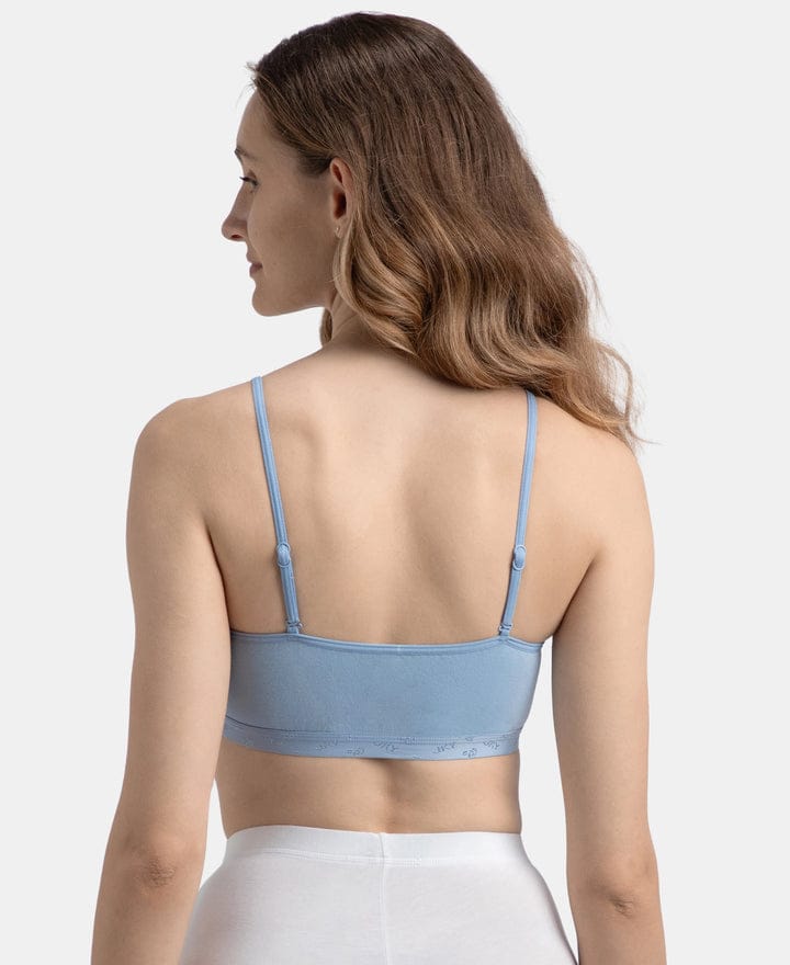 Jockey 1351 Women's Cotton Stretch Camisole Bra – Wire-Free Adjustable Strap Bra - View 2