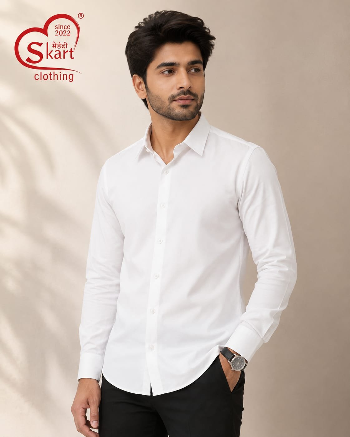 Rare Rabbit Men Classic White Formal Full Sleeve Shirt - View 2