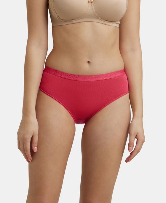 Jockey 3001 Women's Cotton Stretch Bikini Panty – Soft Mid-Rise Everyday Innerwear