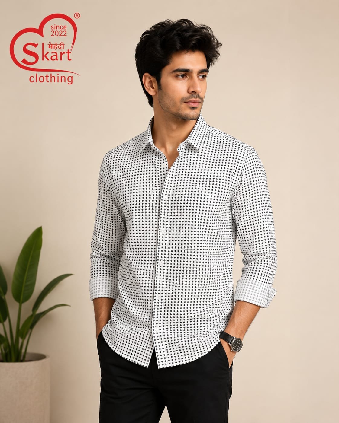 Levi's Men White Printed Casual Shirt