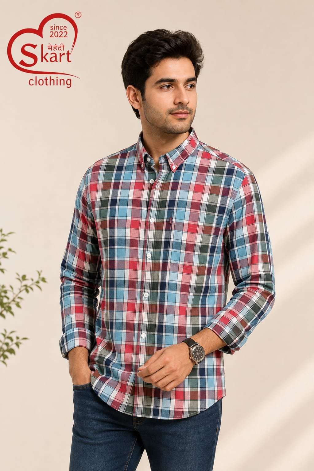 Levi's Men Multicolor Checked Casual Shirt
