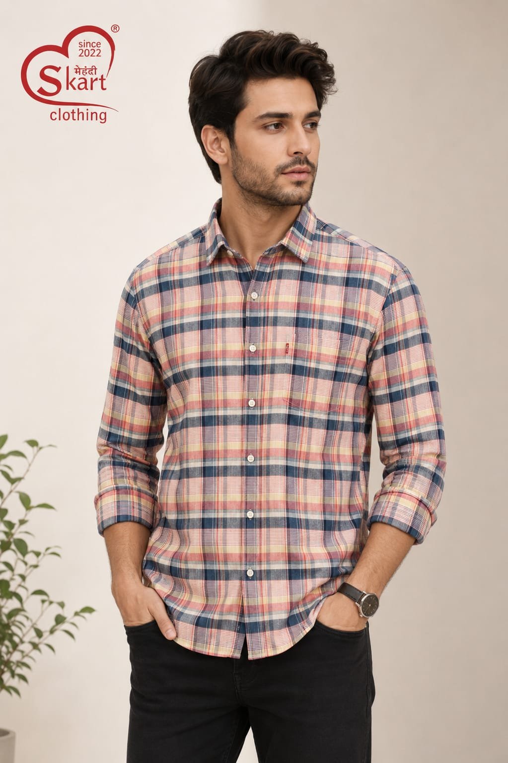 Levi's Classic Checkered Shirt – Smart & Stylish