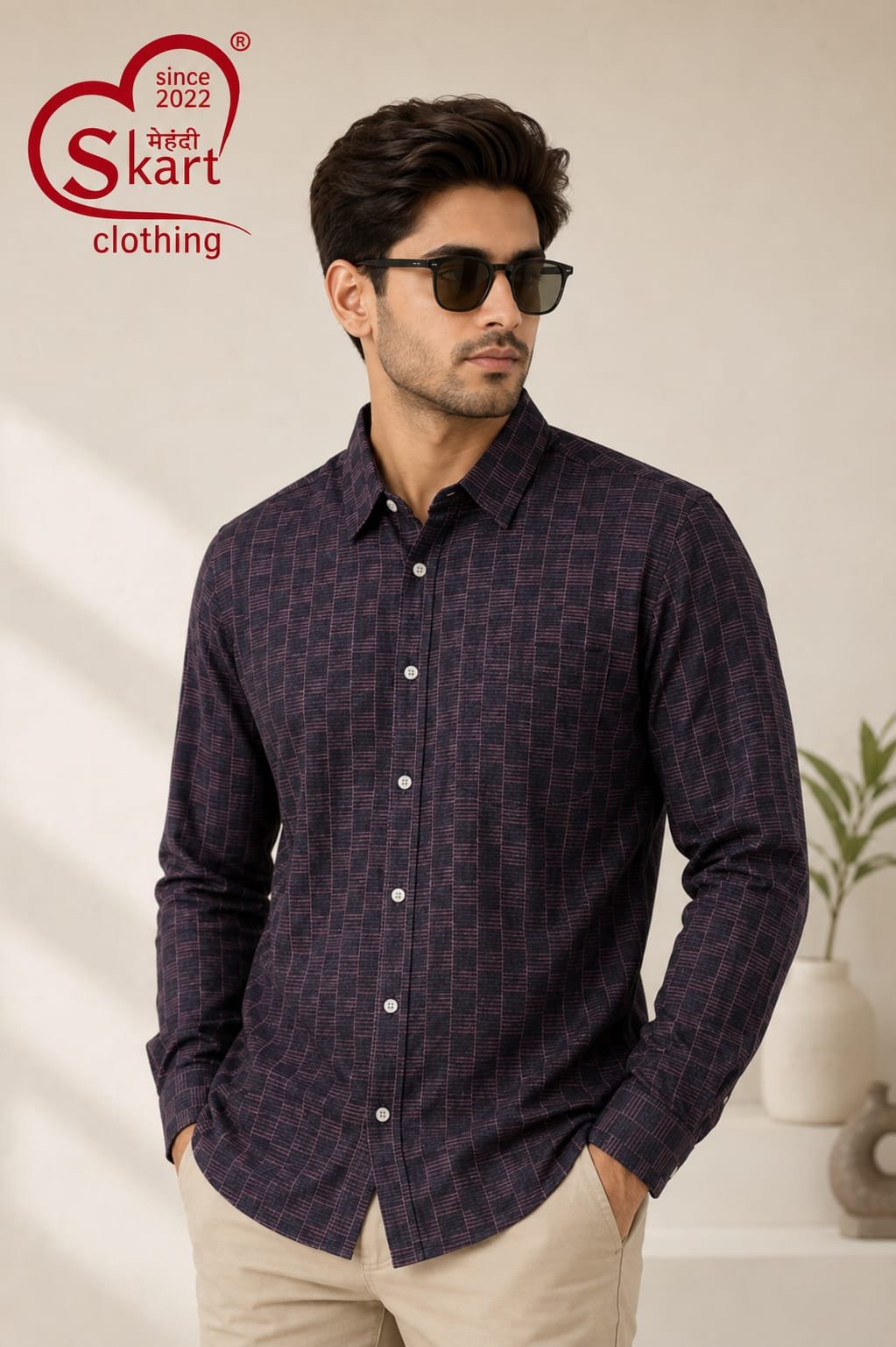 Levi's Premium Dark Pattern Shirt – Modern & Elegant