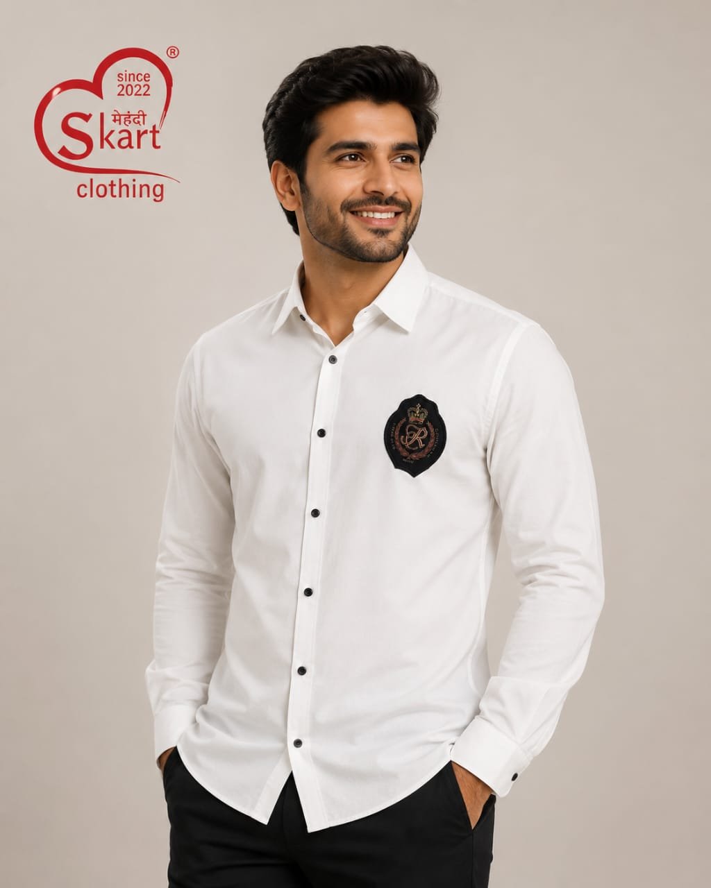 Rare Rabbit Classic White Premium Shirt